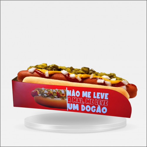 Embalagem Cachorro Quente | Personalizada | 4/0								