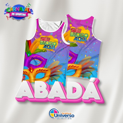 Abadá Personalizado | Com Viés | Tecido Helanca