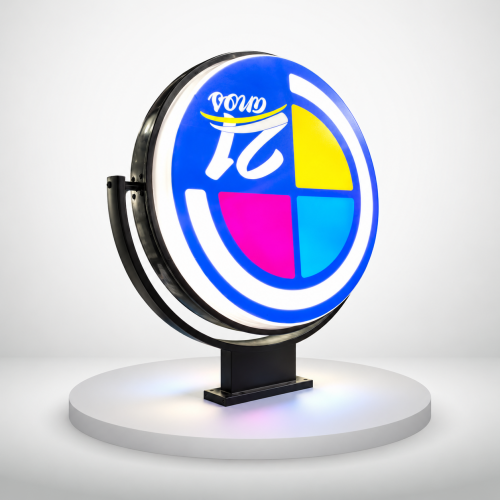 CAIXA DE LUZ GIRATÓRIA - PERSONALIZADA
